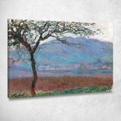 Paesaggio A Giverny 1887 Claude Monet mnt37 quadro stampato su tela