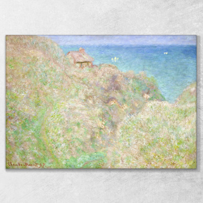 Petit-Ailly Varengeville Sotto Il Sole 1897 Claude Monet mnt43 quadro stampato su tela