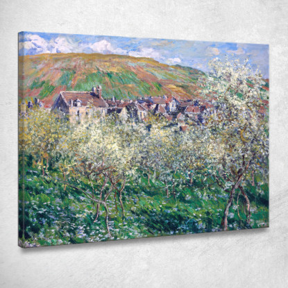 Susini In Fiore A Vetheuil 1879 Claude Monet mnt44 quadro stampato su tela