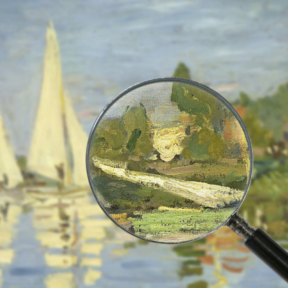 Regata Ad Argenteuil 1872 Claude Monet mnt51 quadro stampato su tela