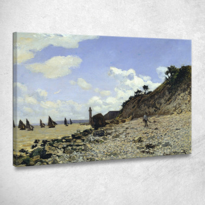 Spiaggia Di Honfleur 1865 Claude Monet mnt66 quadro stampato su tela