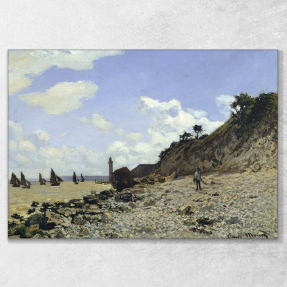 Spiaggia Di Honfleur 1865 Claude Monet mnt66 quadro stampato su tela