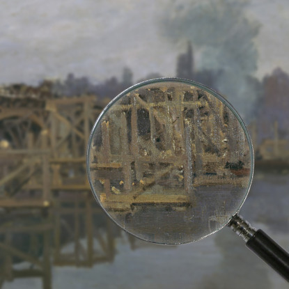 Il Ponte In Riparazione 1871 Claude Monet mnt71 quadro stampato su tela