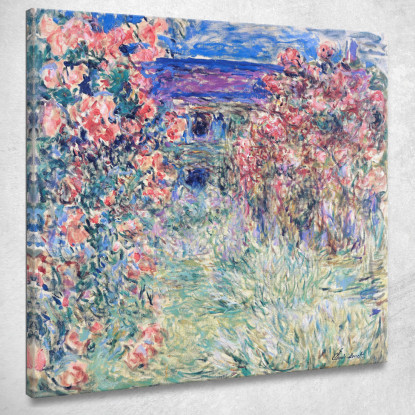 La Casa Tra Le Rose 03 1925 Claude Monet mnt78 quadro stampato su tela