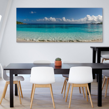 Quadro Paesaggio Mare Spiaggia Tropicale Con Acque Turchesi seal5 quadro stampato su tela