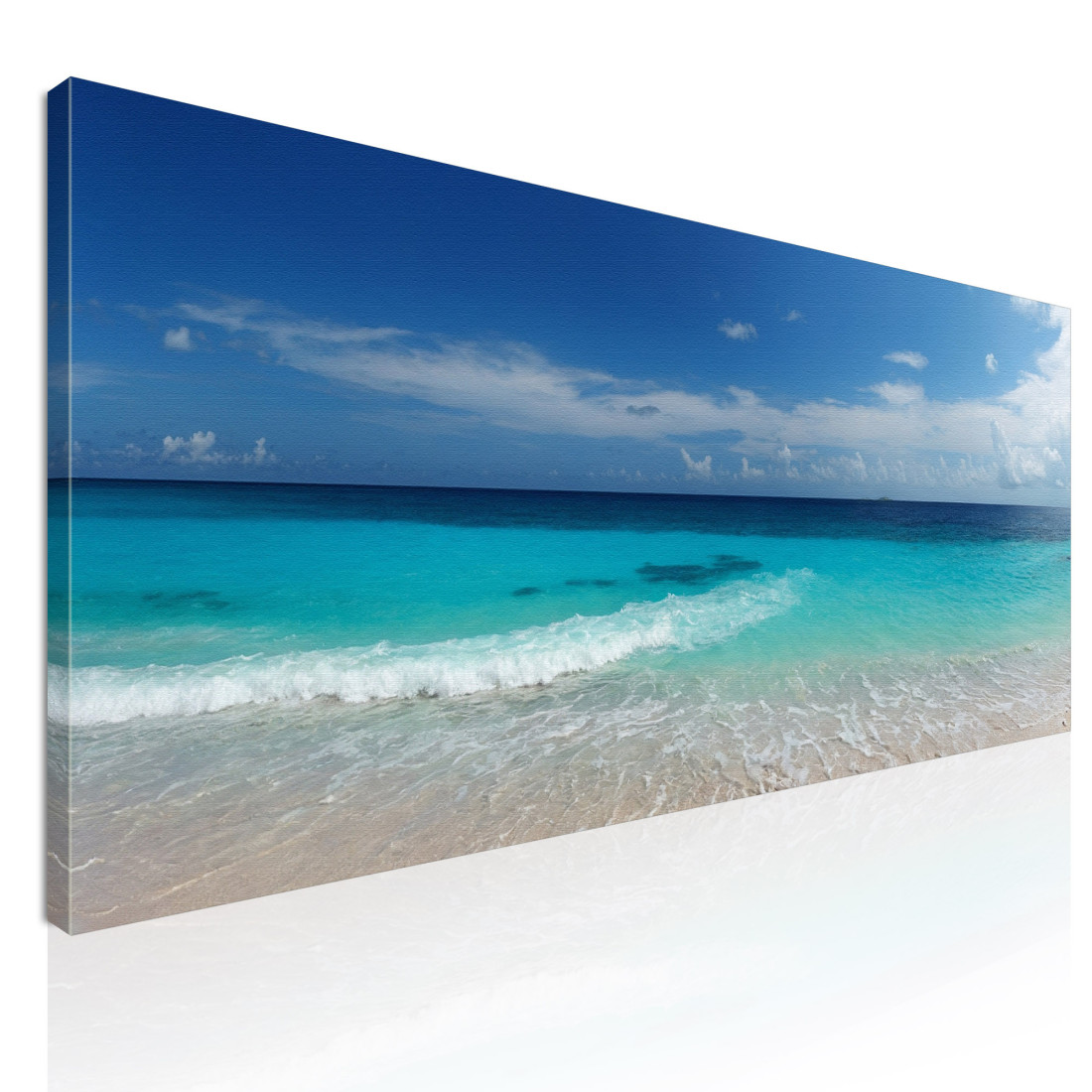 Quadro Paesaggio Mare Veduta Del Mare Cristallino E Spiaggia seal6 quadro stampato su tela