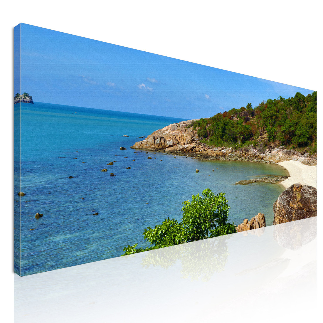 Quadro Paesaggio Mare Hidden Bay A Koh Samui Con Acque Cristalline seal18 quadro stampato su tela Quadro Paesaggio Mare Hidden Bay A Koh Samui Con Acque Cristalline seal18 quadro stampato su tela