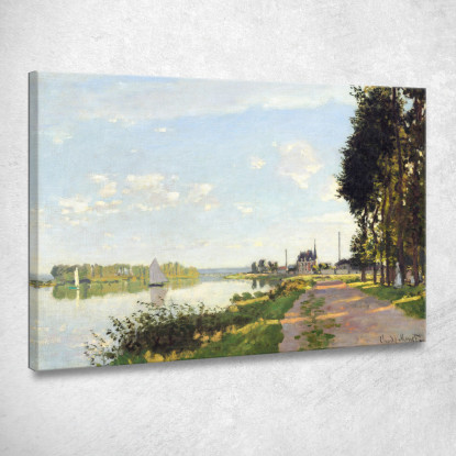 La Passeggiata Ad Argenteuil 1872 Claude Monet mnt86 quadro stampato su tela