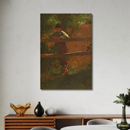 A Country Lad Winslow Homer canvas print