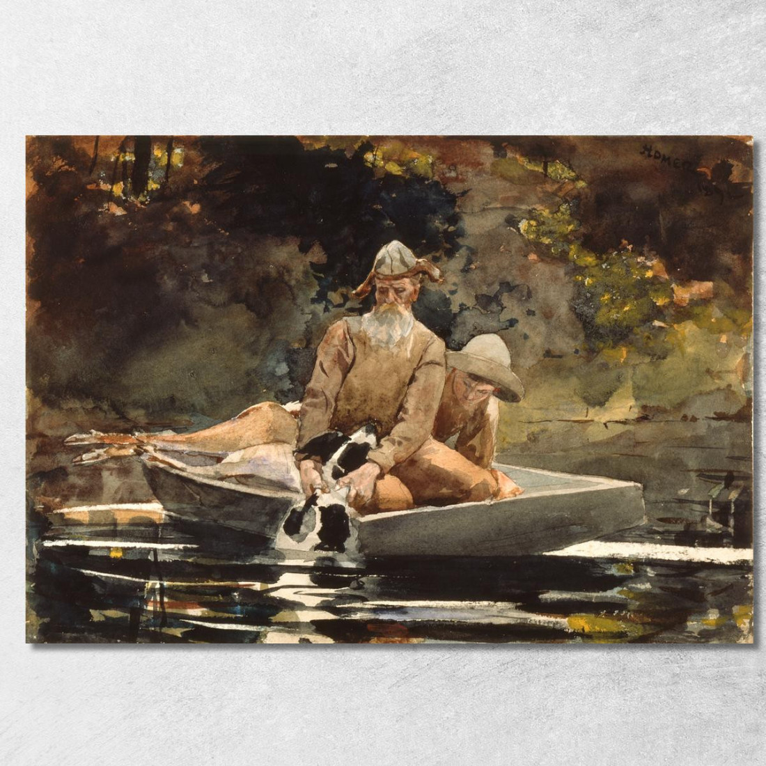 Nach Der Jagd Winslow Homer drucken auf leinwand Nach Der Jagd Winslow Homer drucken auf leinwand