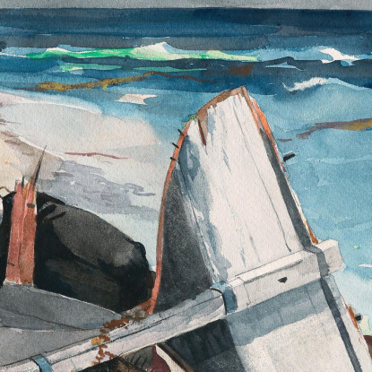 Nach Dem Hurrikan Bahamas Winslow Homer drucken auf leinwand