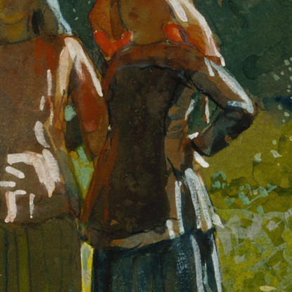Apfel Pflücken Winslow Homer drucken auf leinwand
