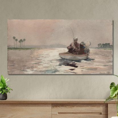 Bass Fishing ﾠFlorida Winslow Homer canvas print