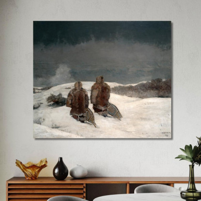 BelowﾠZero Winslow Homer canvas print