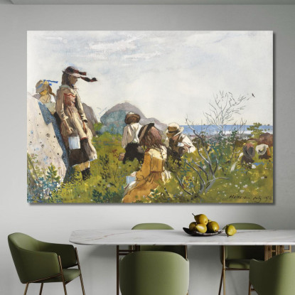 Berry Pickers Winslow Homer canvas print