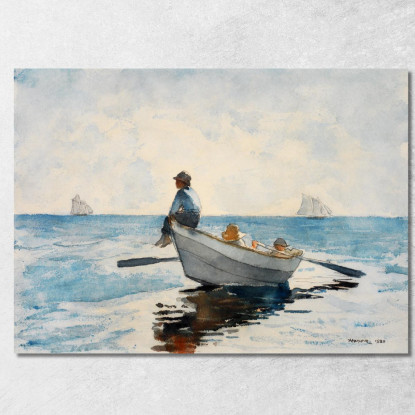 Chicos En Dory 2 Winslow Homer cuadro en lienzo