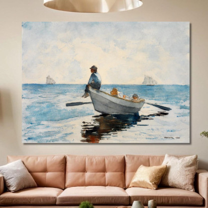 Chicos En Dory 2 Winslow Homer cuadro en lienzo