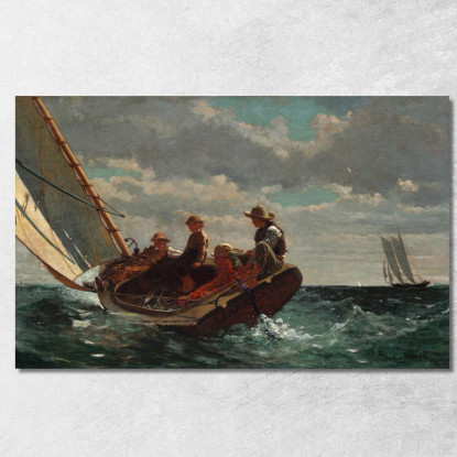 Breezing Up A Fair Wind Winslow Homer canvas print