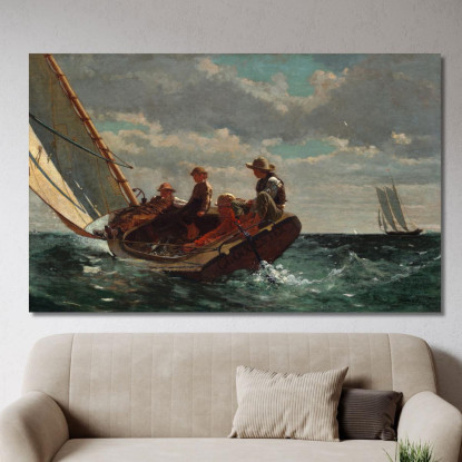 Brezza Di Un Bel Vento Winslow Homer quadro stampato su tela