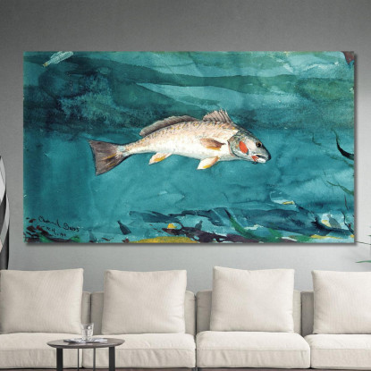 Channel Bass Winslow Homer canvas print