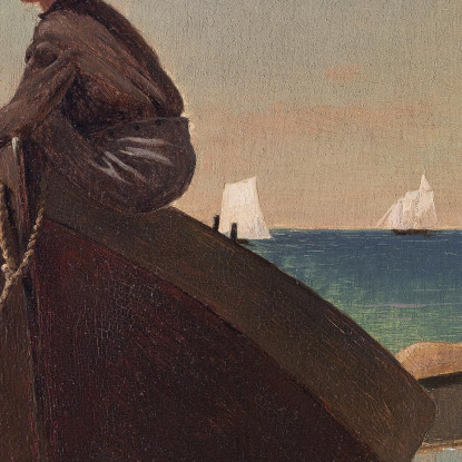 Papà Sta Arrivando Winslow Homer quadro stampato su tela