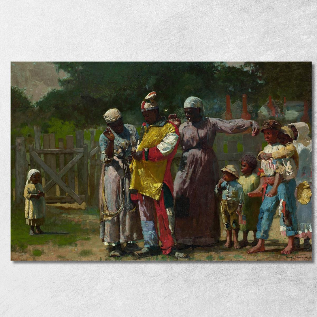 Dressing For The Carnival Winslow Homer canvas print