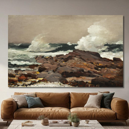 Pointe Est Winslow Homer tableau impression sur toile