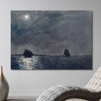 Luce Del Punto Orientale Winslow Homer quadro stampato su tela
