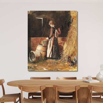 Oeufs Frais Winslow Homer tableau impression sur toile