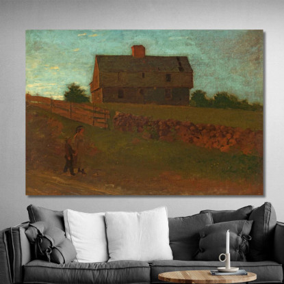 Garrison House York Maine Winslow Homer canvas print