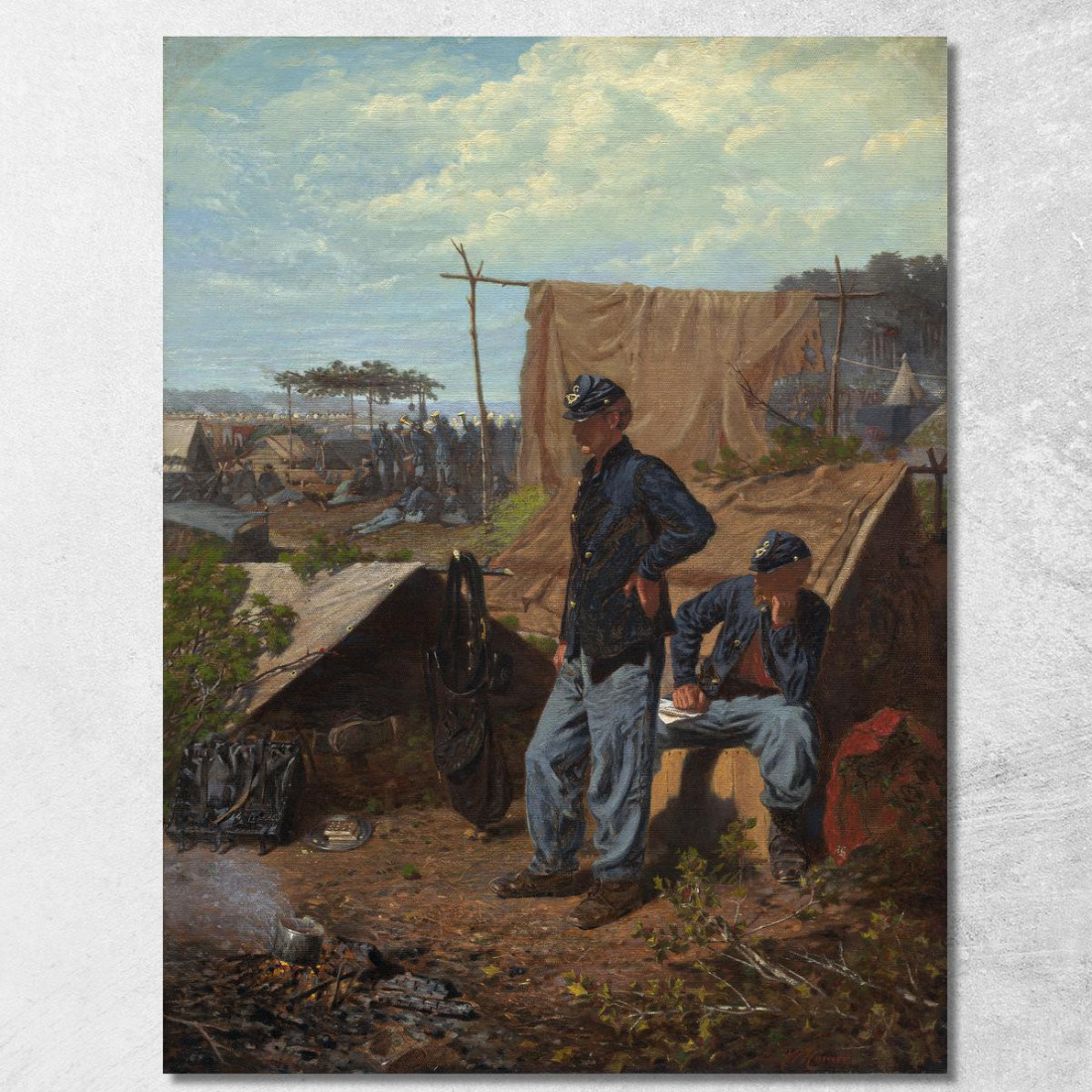 Home Sweet Home Winslow Homer tableau impression sur toile