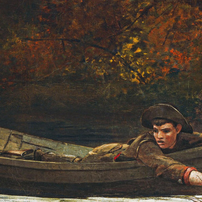 Chien Et Chasseur Winslow Homer tableau impression sur toile