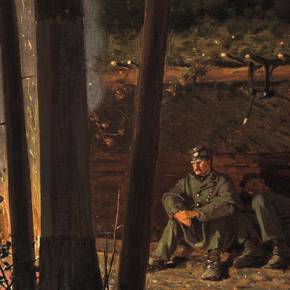 Frente A Yorktown Winslow Homer cuadro en lienzo