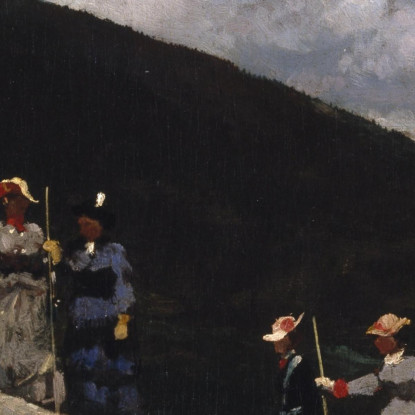 In Den Bergen Winslow Homer drucken auf leinwand