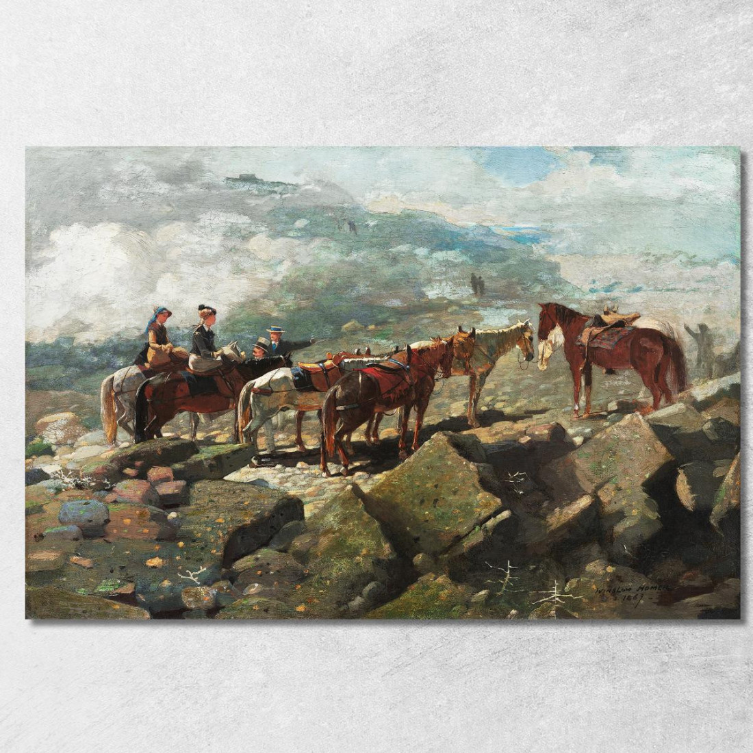 Mont Washington Winslow Homer tableau impression sur toile Mont Washington Winslow Homer tableau impression sur toile