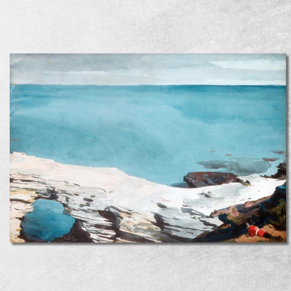 Natural Bridge Bermuda Winslow Homer canvas print