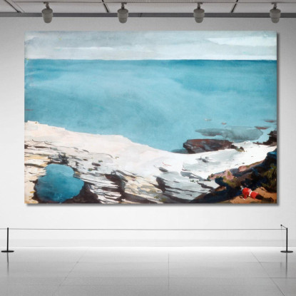 Natural Bridge Bermuda Winslow Homer canvas print