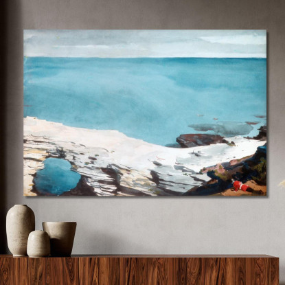 Natural Bridge Bermuda Winslow Homer canvas print