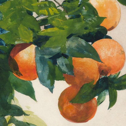 Oranges Sur Une Branche Winslow Homer tableau impression sur toile