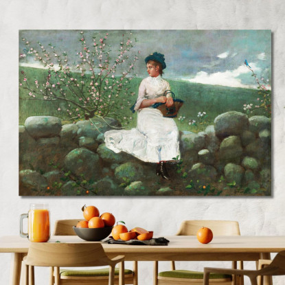 Peach Blossoms Winslow Homer canvas print