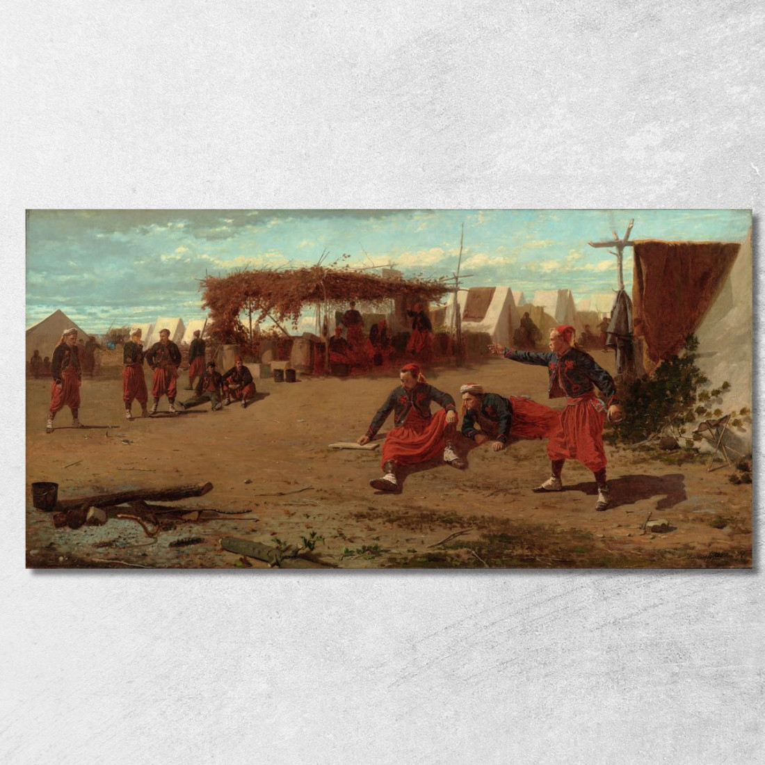 Lancement De Quoits Winslow Homer tableau impression sur toile Lancement De Quoits Winslow Homer tableau impression sur toile