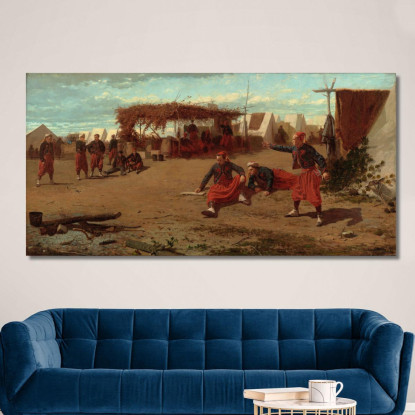 Tejos De Lanzamiento Winslow Homer cuadro en lienzo