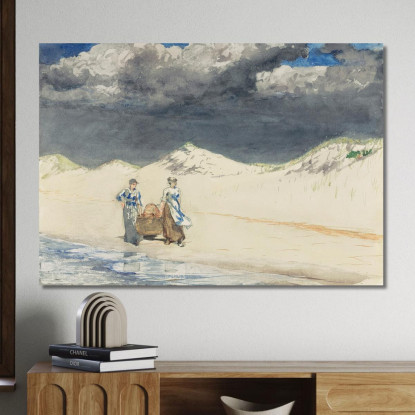 Sabbia E Cielo Winslow Homer quadro stampato su tela