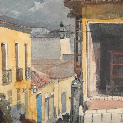 Santiago De Cuba StreetﾠScene Winslow Homer canvas print