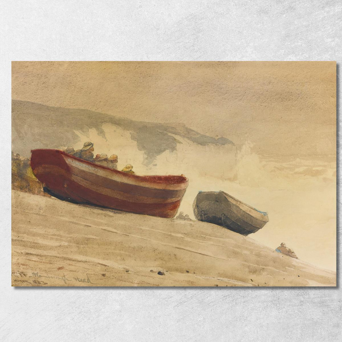 Tempête Sur La Côte Anglaise Winslow Homer tableau impression sur toile Tempête Sur La Côte Anglaise Winslow Homer tableau impression sur toile