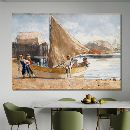 Estate Winslow Homer quadro stampato su tela