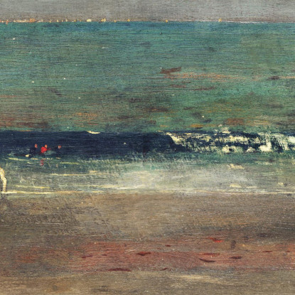La Plage En Fin D'Après-Midi Winslow Homer tableau impression sur toile
