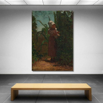 Le Cueilleur De Haricots Winslow Homer tableau impression sur toile