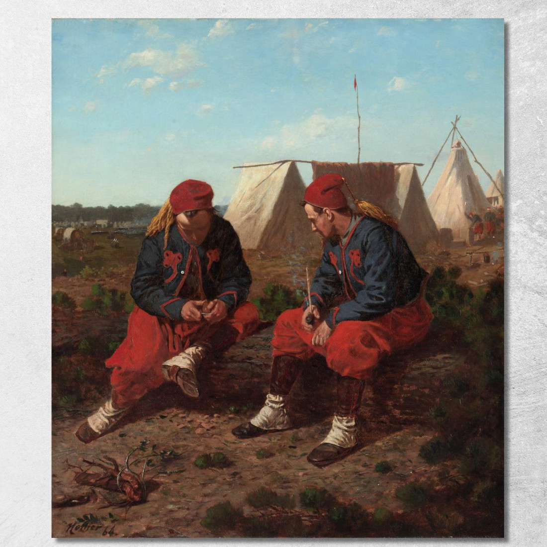 La Pipa In Radica Winslow Homer quadro stampato su tela La Pipa In Radica Winslow Homer quadro stampato su tela