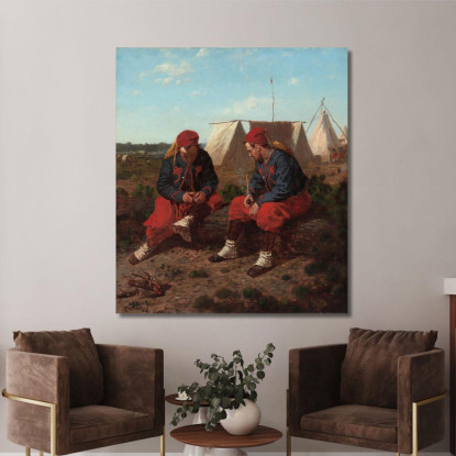 La Pipa In Radica Winslow Homer quadro stampato su tela
